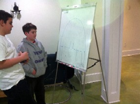 John and Zach Working Together