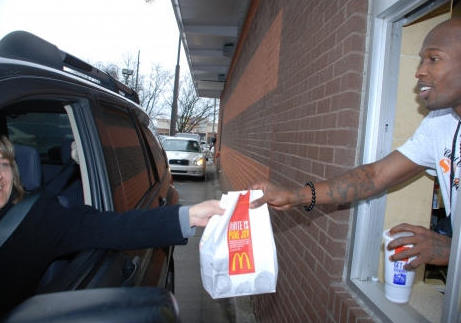 McDonald drive-through